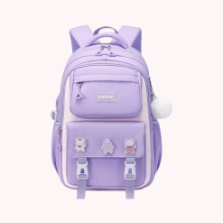 Kids Backpack Children School Bags (Purple)